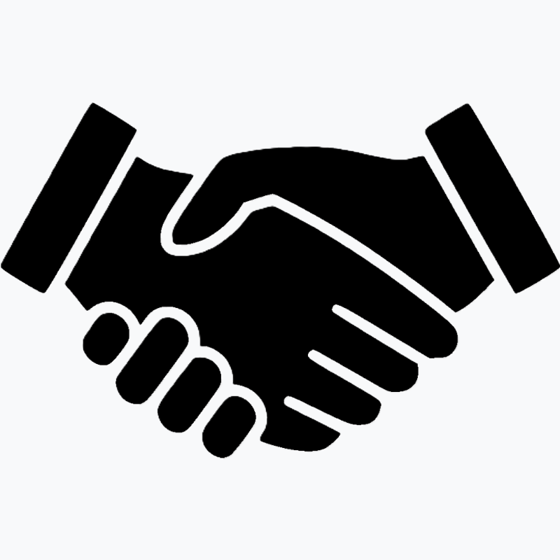 handshake between two people